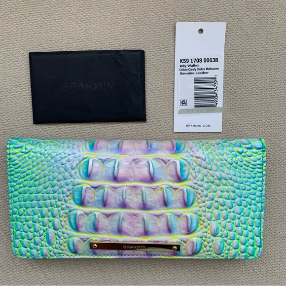 Brahmin Cotton Candy Ombre Melbourne Ady Wallet - Picture 10 of 10